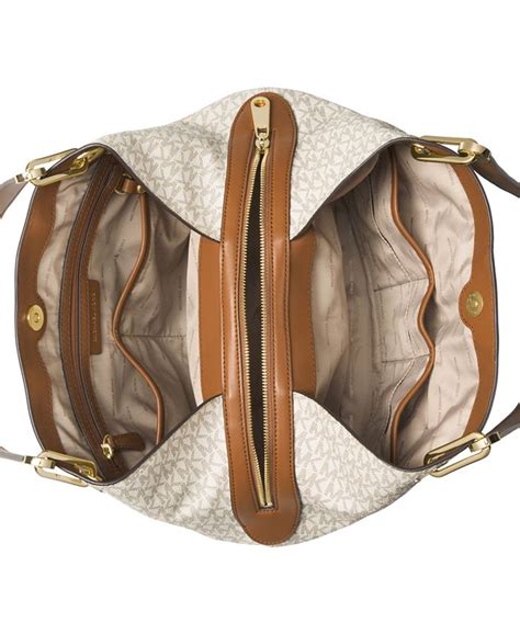 michael kors raven large signature tote